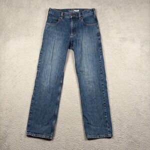 Carhartt Mens Relaxed Fit Straight Leg Blue Denim Jeans 29x32 Carpenter Utility